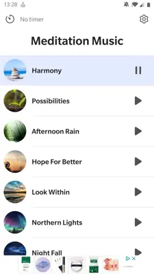 Meditation Music - Free meditation android App screenshot 1